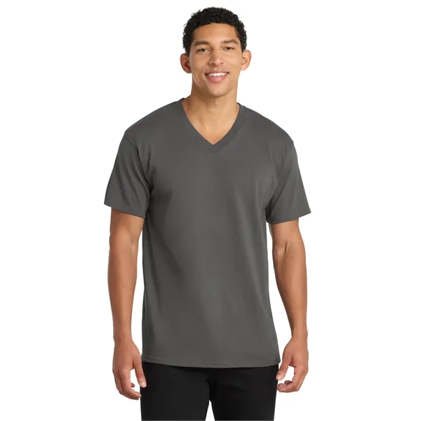 Port & Company Core Cotton V-Neck Tee.... from ASI 84863 SanMar