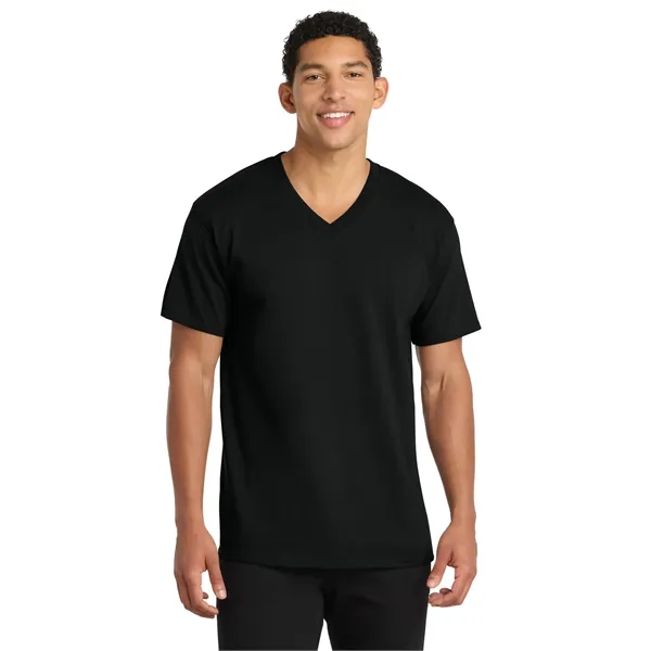 Port & Company Core Cotton V-Neck Tee.... from ASI 84863 SanMar