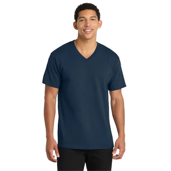 Port & Company Core Cotton V-Neck Tee.... from ASI 84863 SanMar