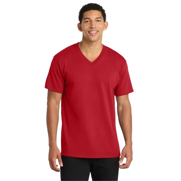 Port & Company Core Cotton V-Neck Tee.... from ASI 84863 SanMar