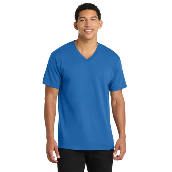 Port & Company Core Cotton V-Neck Tee.... from ASI 84863 SanMar