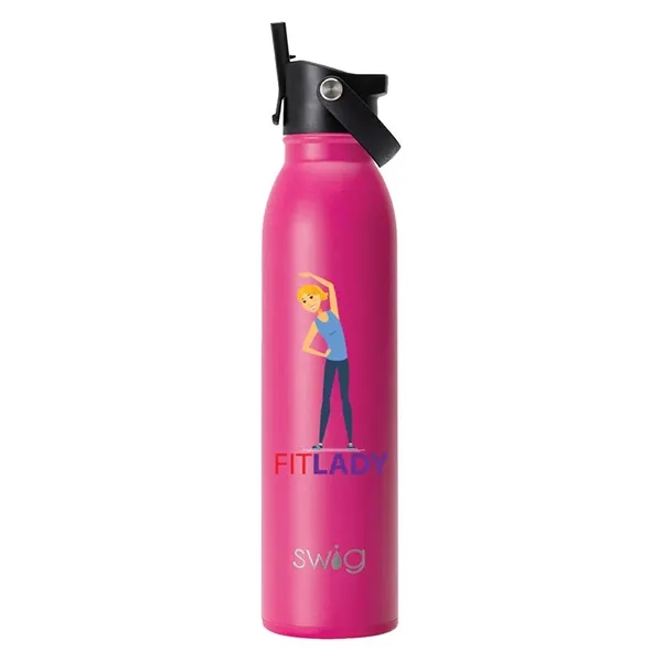 Swig® 20 oz. Matte Bottle with Flip and Sip Lid, Full... from ASI 30270 Aakron Line