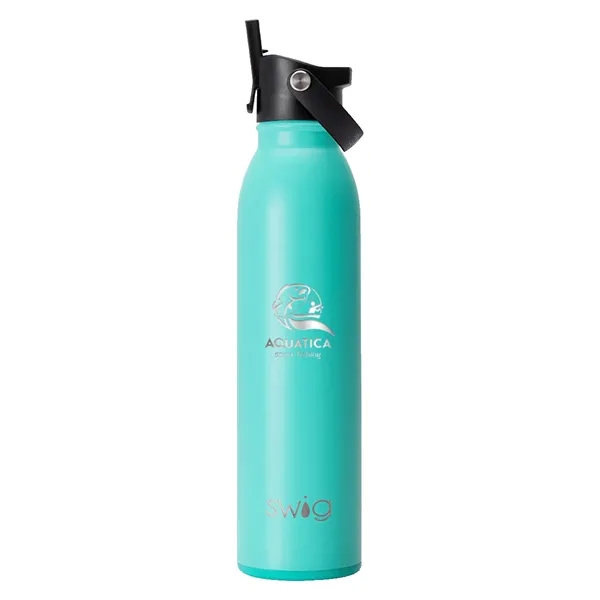 Swig® 20 oz. Matte Bottle with Flip and Sip Lid, Laser,... from ASI 30270 Aakron Line