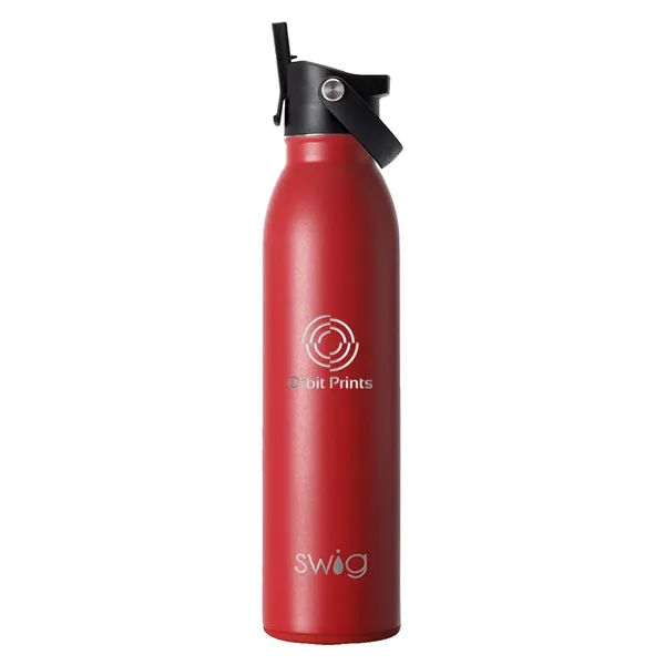 Swig® 20 oz. Matte Bottle with Flip and Sip Lid, Laser,... from ASI 30270 Aakron Line