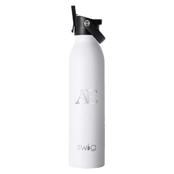 Swig® 20 oz. Matte Bottle with Flip and Sip Lid, Laser,... from ASI 30270 Aakron Line