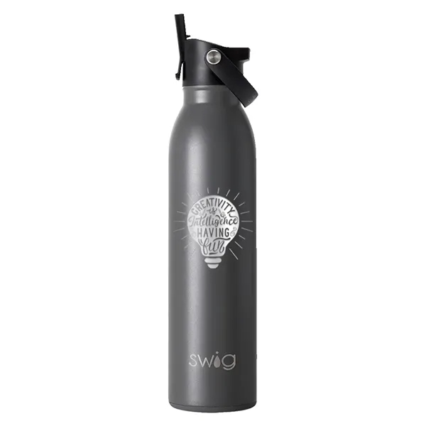 Swig® 20 oz. Matte Bottle with Flip and Sip Lid, Laser,... from ASI 30270 Aakron Line