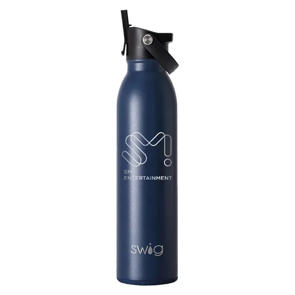 Swig® 20 oz. Matte Bottle with Flip and Sip Lid, Laser,... from ASI 30270 Aakron Line