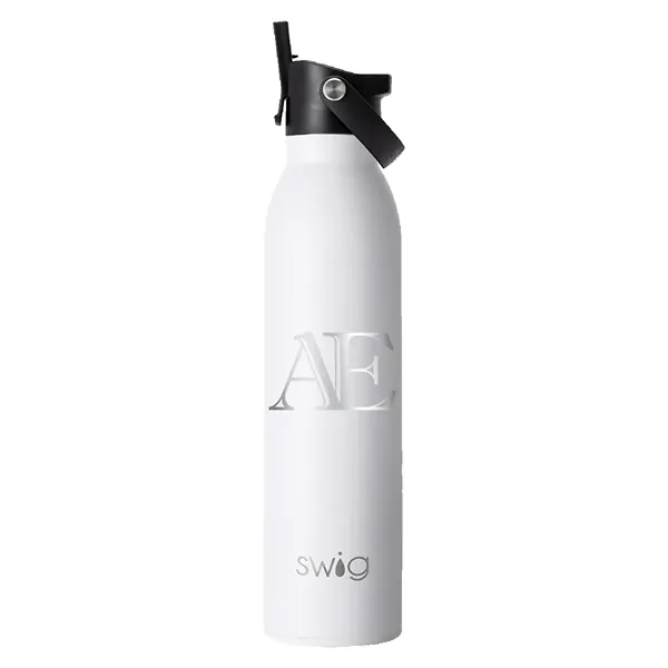 Swig® 20 oz. Matte Bottle with Flip and Sip Lid, Laser,... from ASI 30270 Aakron Line