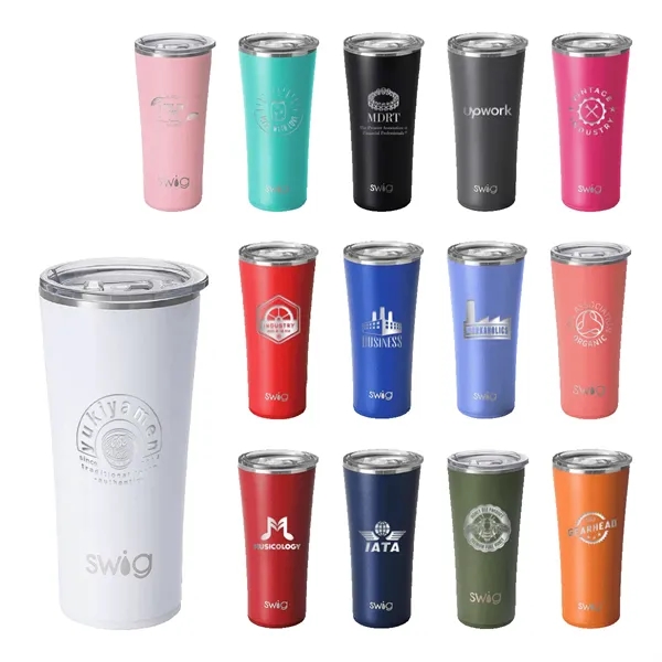 Swig® 22 oz. Matte Tumbler, Laser, Premium... from ASI 30270 Aakron Line