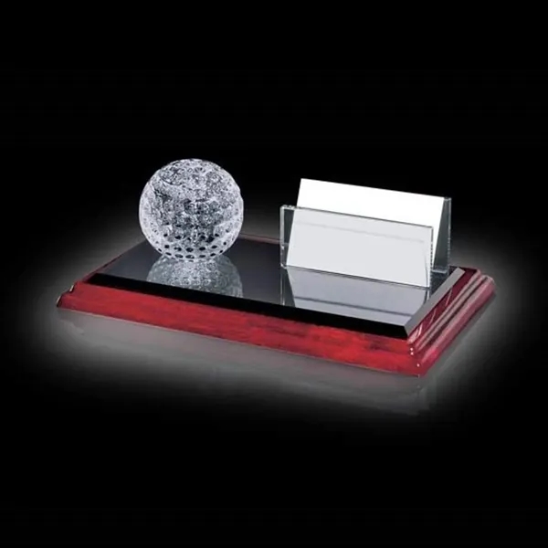 Golf Ball Cardholder - Rosewood/Ebony... from ASI 84592 St Regis Group