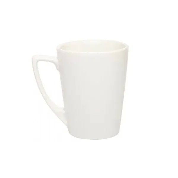 White 10 oz. latte vitrified porcelain mug.... from ASI 39552 BEL Promo