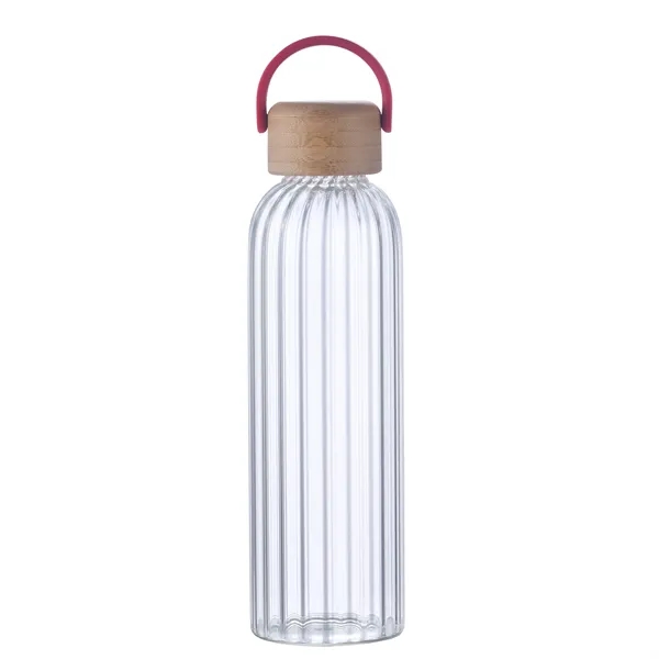 21 oz glass bottle Single wall with locking lid Silicone carry... from ASI 34046 Allcasion Travelware Co