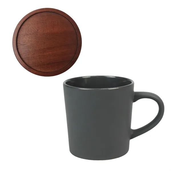 Item #M867 Large Coffee Mug with Bamboo Lid