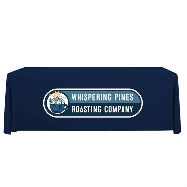 Item #114137 8' Stain Resistant Pro 4-Sided Throw Full-Color Imprint