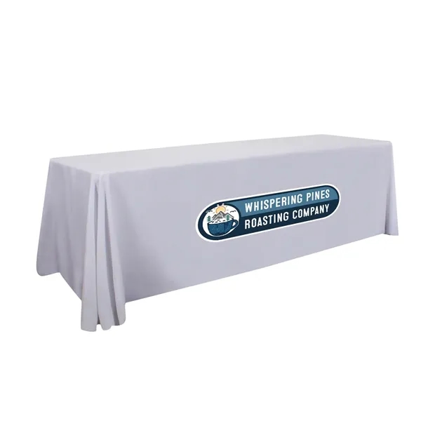 Item #114137 8' Stain Resistant Pro 4-Sided Throw Full-Color Imprint
