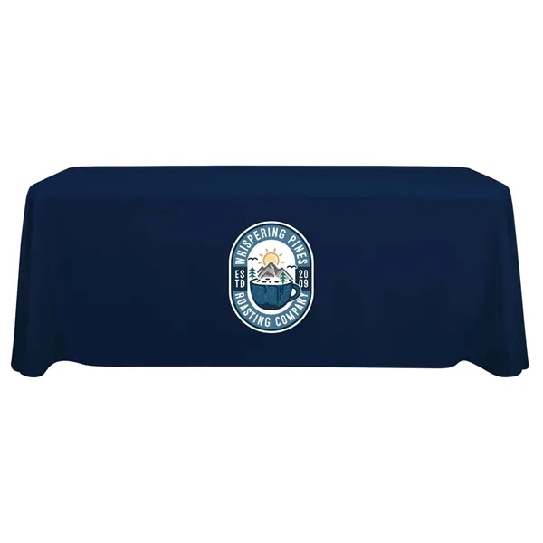 Item #114134 6' Stain Resistant Pro 3-Sided Throw Full-Color Imprint
