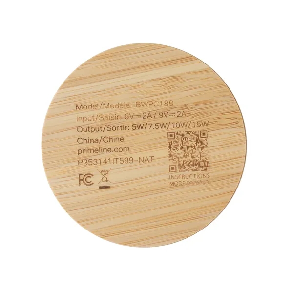 Bamboo 15W Wireless Charging Pad... from ASI 79530 Prime Line