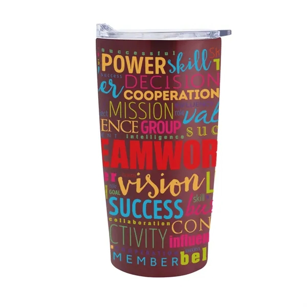 20 ounce double-wall insulated stainless steel tumbler with thumb-slide sipping lid.... from ASI 61125 Hit Promotional Products / Hit®