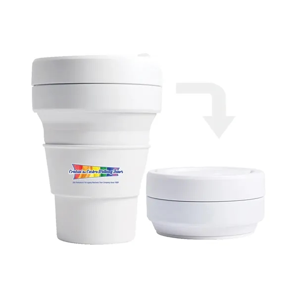 Stojo 12 oz. Collapsible Cup, Full Color Digital... from ASI 30270 Aakron Line