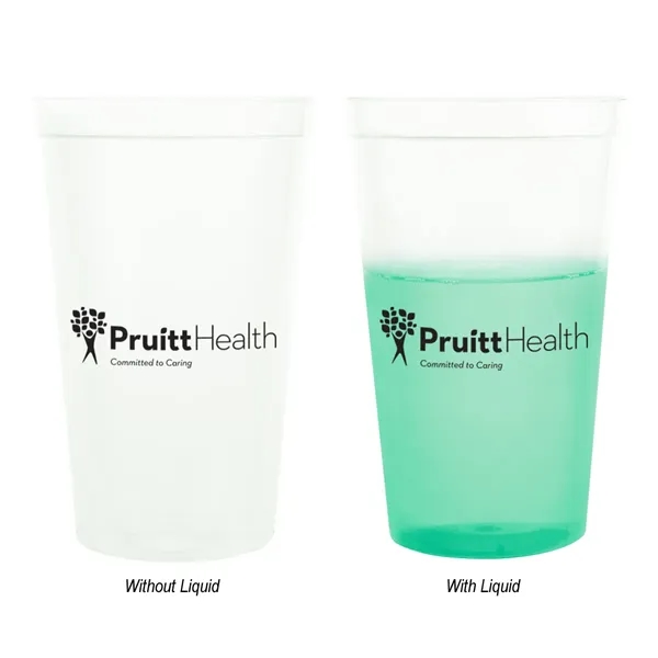 22 oz. color-changing plastic stadium cup.... from ASI 61125 Hit Promotional Products / Hit®