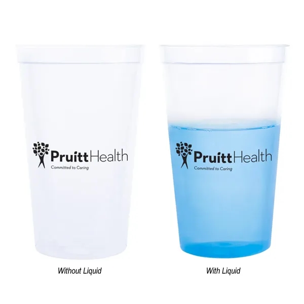 22 oz. color-changing plastic stadium cup.... from ASI 61125 Hit Promotional Products / Hit®