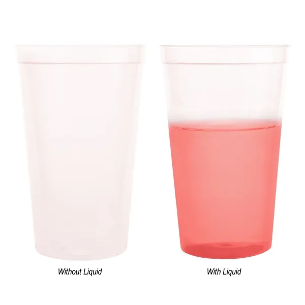 22 oz. color-changing plastic stadium cup.... from ASI 61125 Hit Promotional Products / Hit®