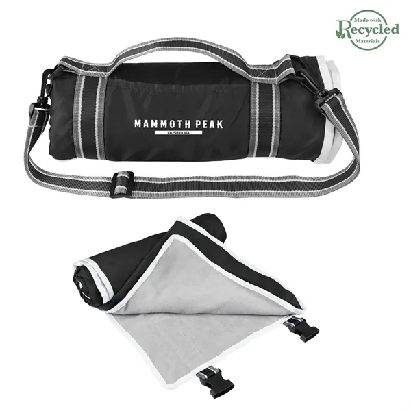 48" x 57" roll-up blanket with buckle closure and detachable/adjustable shoulder... from ASI 61125 Hit Promotional Products / Hit®