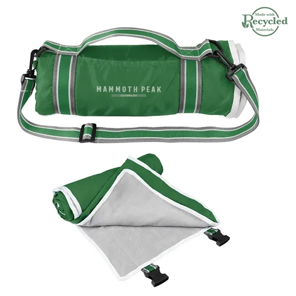 48" x 57" roll-up blanket with buckle closure and detachable/adjustable shoulder... from ASI 61125 Hit Promotional Products / Hit®