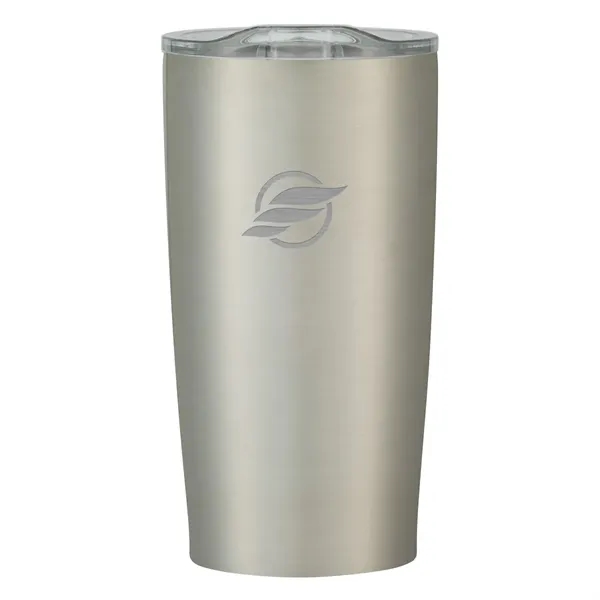 20 oz. stainless steel tumbler with double wall construction and snap-on,... from ASI 61125 Hit Promotional Products / Hit®