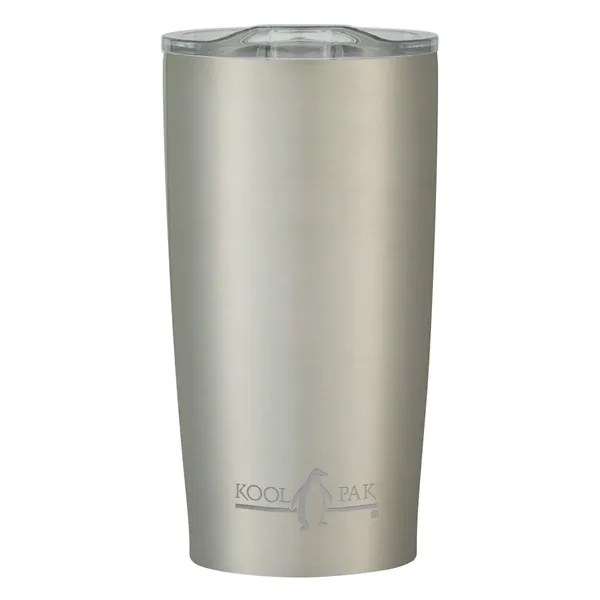 20 oz. stainless steel tumbler with double wall construction and snap-on,... from ASI 61125 Hit Promotional Products / Hit®