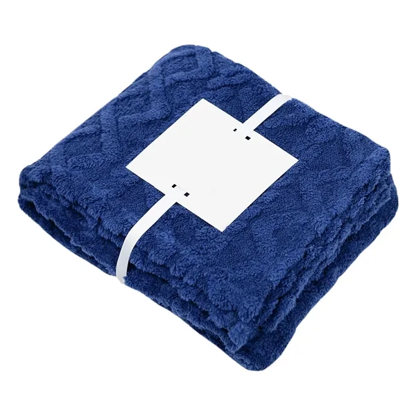 48" x 63" Sherpa blanket made with recycled polyester.... from ASI 61125 Hit Promotional Products / Hit®