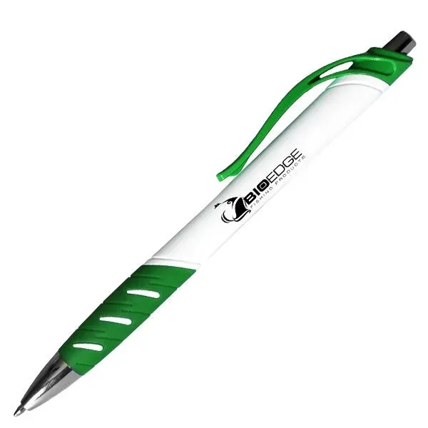 White Allure Grip Pen... from ASI 30270 Aakron Line