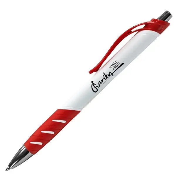 White Allure Grip Pen... from ASI 30270 Aakron Line