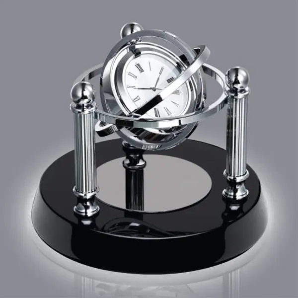 Blanchard Clock - Black/Chrome 6"... from ASI 84592 St Regis Group