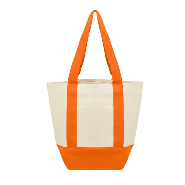 Recycled cotton canvas tote bag with front pocket and 18" handles.... from ASI 61125 Hit Promotional Products / Hit®