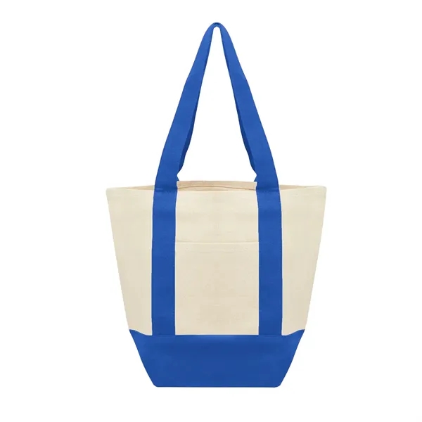Recycled cotton canvas tote bag with front pocket and 18" handles.... from ASI 61125 Hit Promotional Products / Hit®