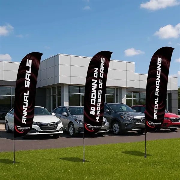 Value signs are our high-quality budget-minded sail flag solution - perfect... from ASI 87188 Showdown Displays
