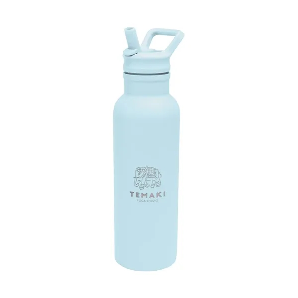 17 oz. recycled stainless steel bottle with double wall insulation, lid... from ASI 61125 Hit Promotional Products / Hit®