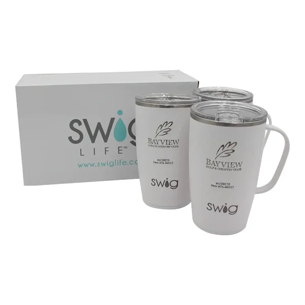 Swig® 18 oz. Shimmer Insulated Mug, Laser, Standard... from ASI 30270 Aakron Line