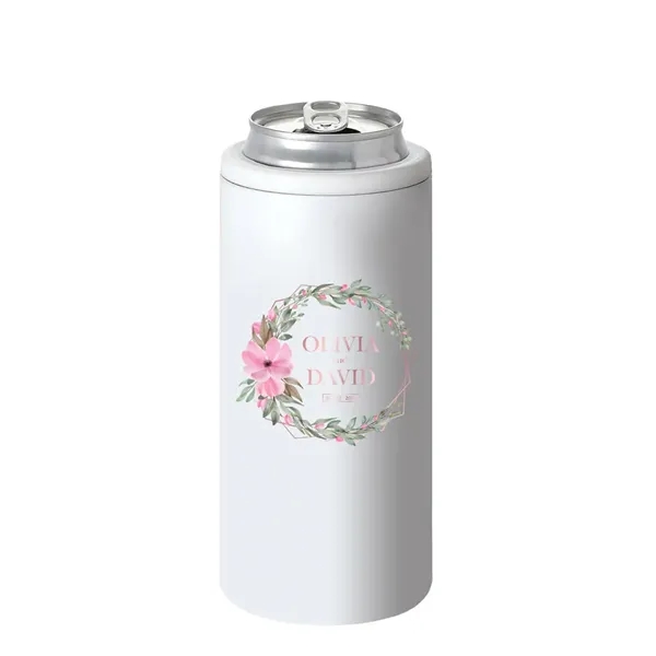 Swig® 12 oz. Shimmer Skinny Can Cooler, Full Color Digital... from ASI 30270 Aakron Line