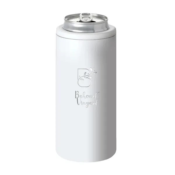 Swig® 12 oz. Shimmer Skinny Can Cooler, Laser, Premium... from ASI 30270 Aakron Line
