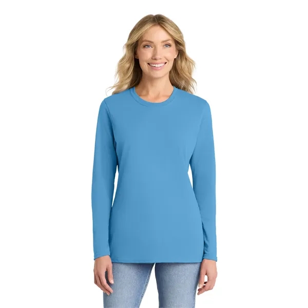 Port & Company Ladies Long Sleeve Core Cotton Tee.... from ASI 84863 SanMar