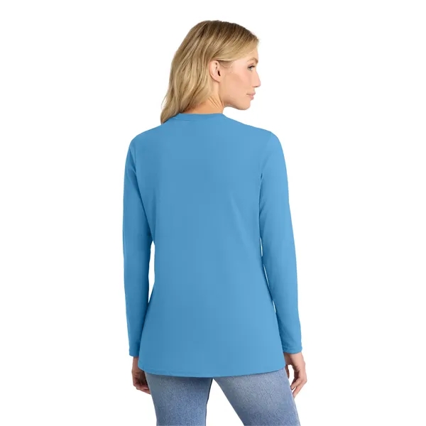 Port & Company Ladies Long Sleeve Core Cotton Tee.... from ASI 84863 SanMar