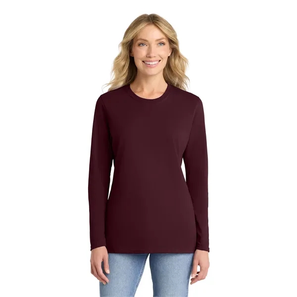 Port & Company Ladies Long Sleeve Core Cotton Tee.... from ASI 84863 SanMar