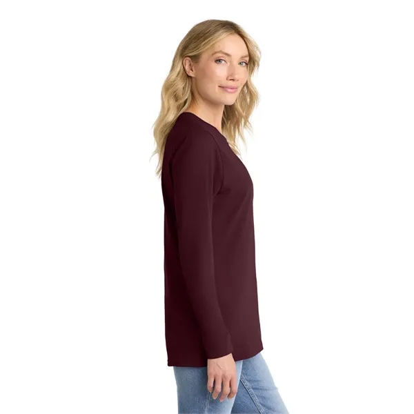 Port & Company Ladies Long Sleeve Core Cotton Tee.... from ASI 84863 SanMar