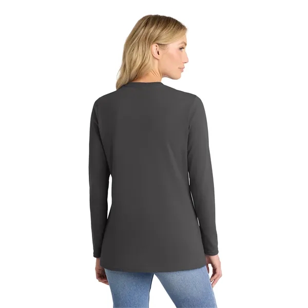Port & Company Ladies Long Sleeve Core Cotton Tee.... from ASI 84863 SanMar