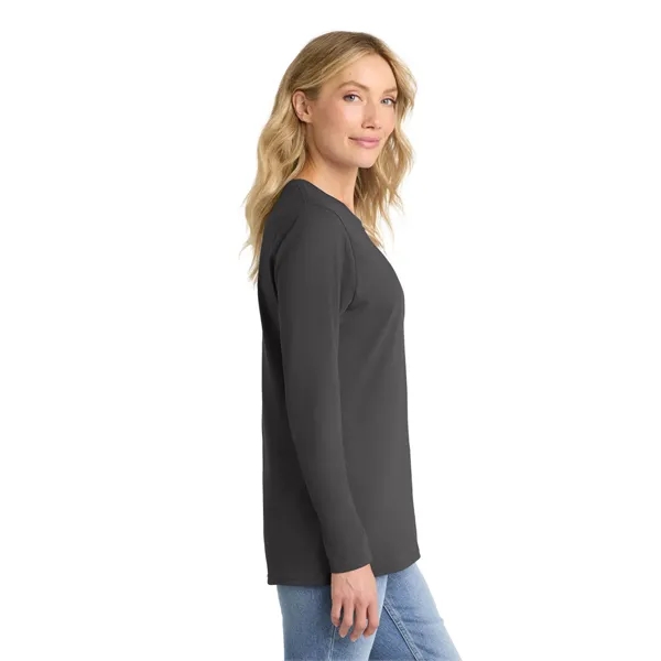 Port & Company Ladies Long Sleeve Core Cotton Tee.... from ASI 84863 SanMar