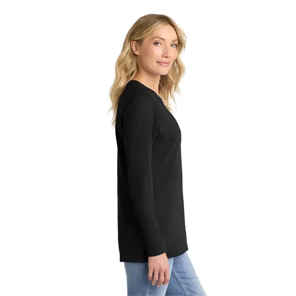 Port & Company Ladies Long Sleeve Core Cotton Tee.... from ASI 84863 SanMar
