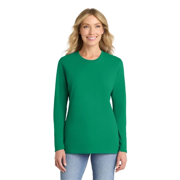 Port & Company Ladies Long Sleeve Core Cotton Tee.... from ASI 84863 SanMar