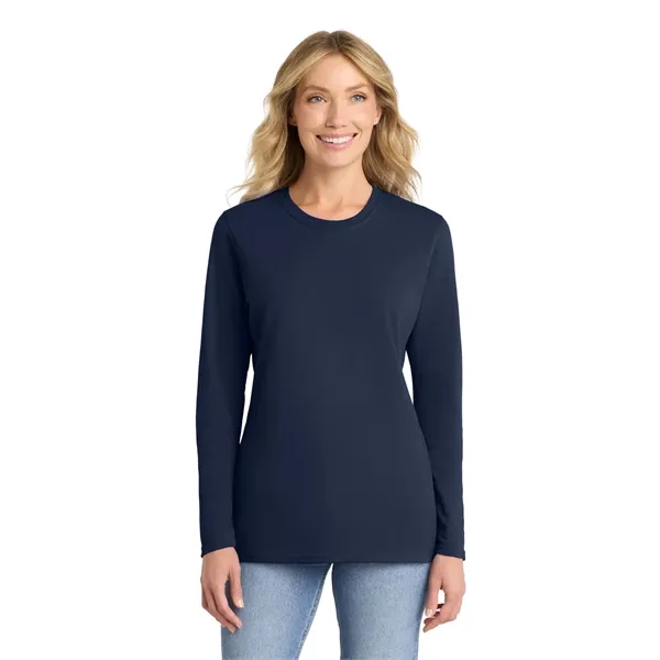Port & Company Ladies Long Sleeve Core Cotton Tee.... from ASI 84863 SanMar